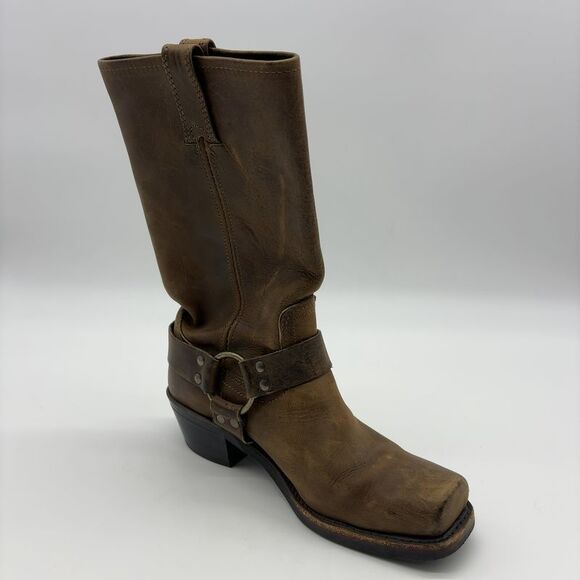 Frye Harness Leather Mid-Calf Boots